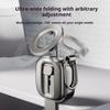Magnetic Travel Phone Holder Foldable Tripod Stand 720° Rotation Universal Adjustment Safety-locking Hook Portable Phone Stand