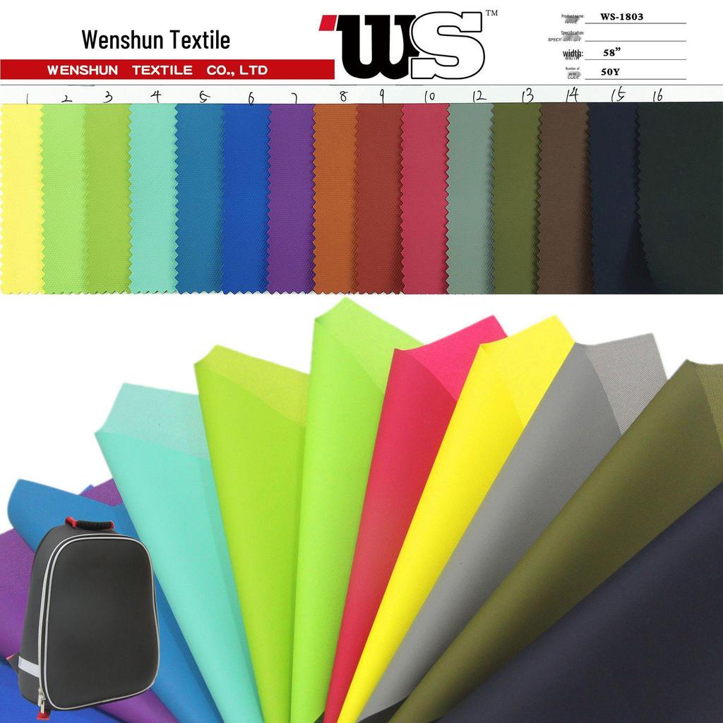 600D Film-Coated Oxford Cloth Fabric - Glue-Coated Face, In Stock