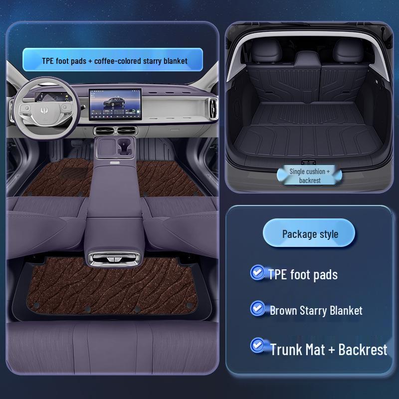Leapmotor B01 TPE2026 Floor Mats: Custom Five-Seater Car Interior Carpet Accessories