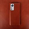 For Xiaomi 12t Pro Cases Oil Wax Pattern Genuine Leather Case Mi 14Pro 12SUltra Mi12Lite 12X Cover Poco X7Pro X3 X4 Coque Fundas