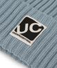 Eondeokeonteulol All-Season Thin Long Beanie Cotton Knit Unisex Logo Beanie Hat Beanie / Cross Box Logo / L Sky