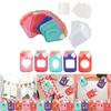 50pcs Valentines Card for Kids for School Kids Child Colorful Jar Candy Pouches