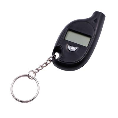 Digitaler Reifendruckmesser 4 Einheiten LCD Reifendruckmesser für Autos Motorräder Fahrräder Hochpräzise Mini Schlüsselanhänger