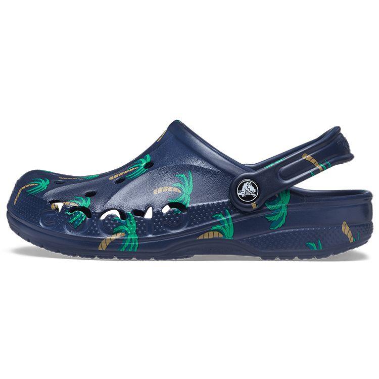 

Crocs Классические сабо EVA с принтом пальмы, пляжные сандалии, сандалии унисекс, синие 206230-410 43-44