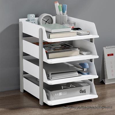 Multi-Layer A4 Desk Organizer: Office & Student Stationery Storage Rack