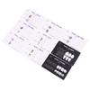 1box Dental Tooth Morphology Practice Card Resin Stacking Training Pad Dental Lab Teaching Tool Dental Students Auxiliary Tool