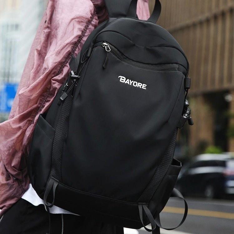Schoolbag trendy brand backpack women's new outdoor college student mountaineering backpack couple travel lightweight simple large-capacity schoolbag