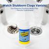 Cleaner for Kitchen and Bathroom Sink, Floor Clog Remover, 100 Grams