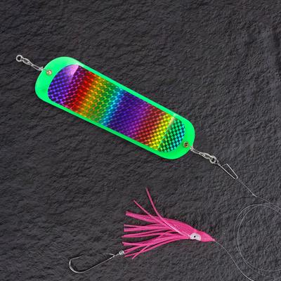 Reflective Fishing Trolling Flasher Trolling Lure Trout Spin Flasher for Trolling Salmon Fishing Accessories