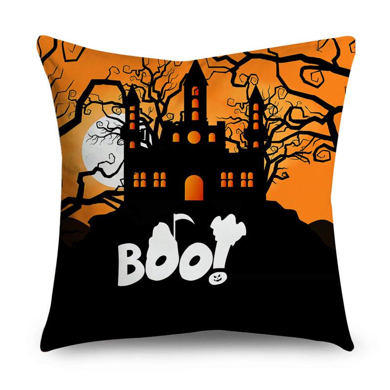 NIGHTWISH Halloween Pattern Pillowcase Holiday Design Home Decor Sofa Cushion Cover 40/45/50cm Happy Easter Day