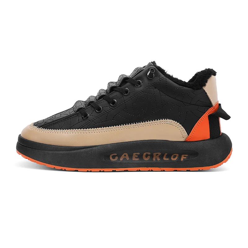 

2024 Мужские Осенние Зимние Ботинки Вестерн Мужские Кроссовки Модные Ботинки Для Снегоступов Уличная Обувь Для Походов В Пустыне Качественные Оксфорды 44 чёрный