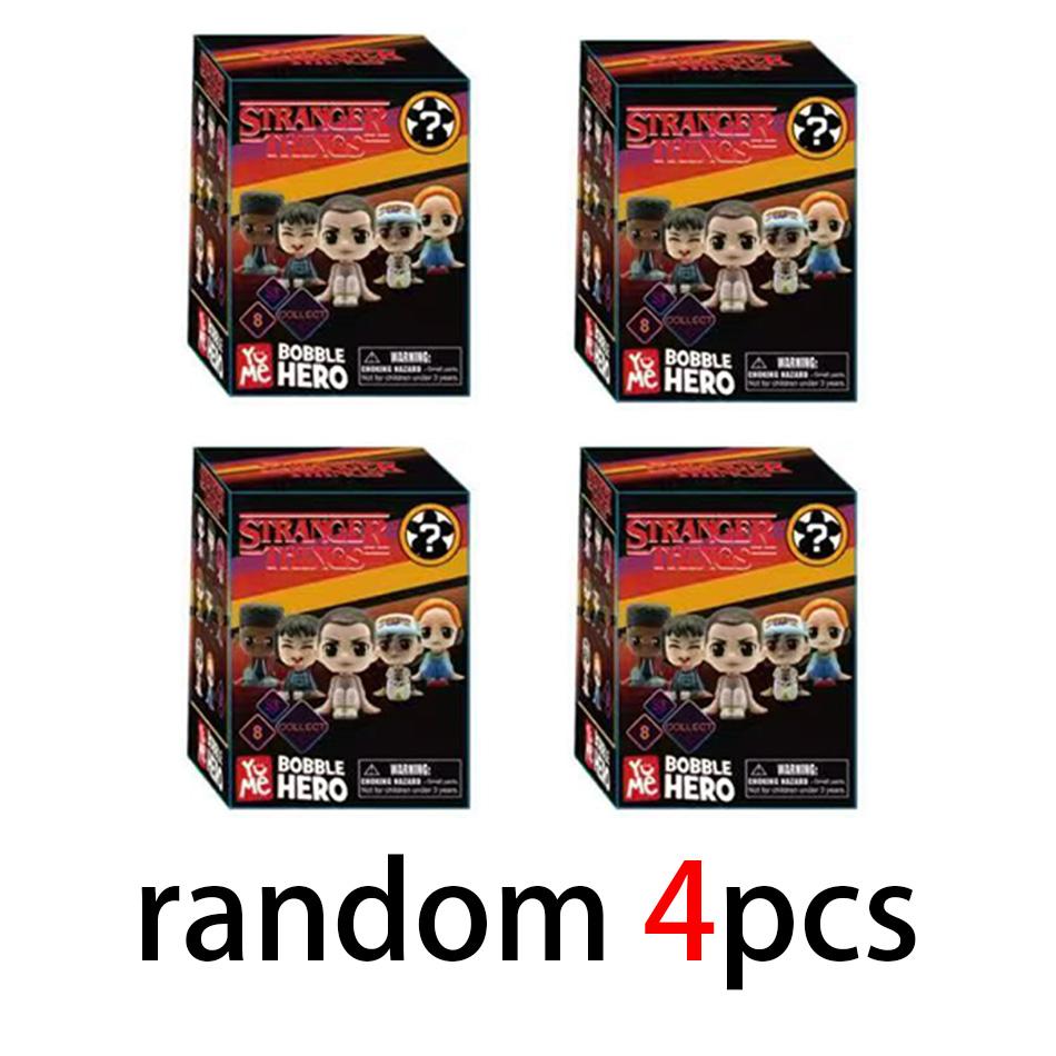 New 8 styles Stranger Keychain Eleven Dustin Barb steve Demogorgon Action  Figures Toys THINGS with box