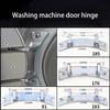 Heavy Duty Washer Door Switches Hinge with Secure Lock System Anti Rust Aluminum Alloy Construction for Top Load Machines