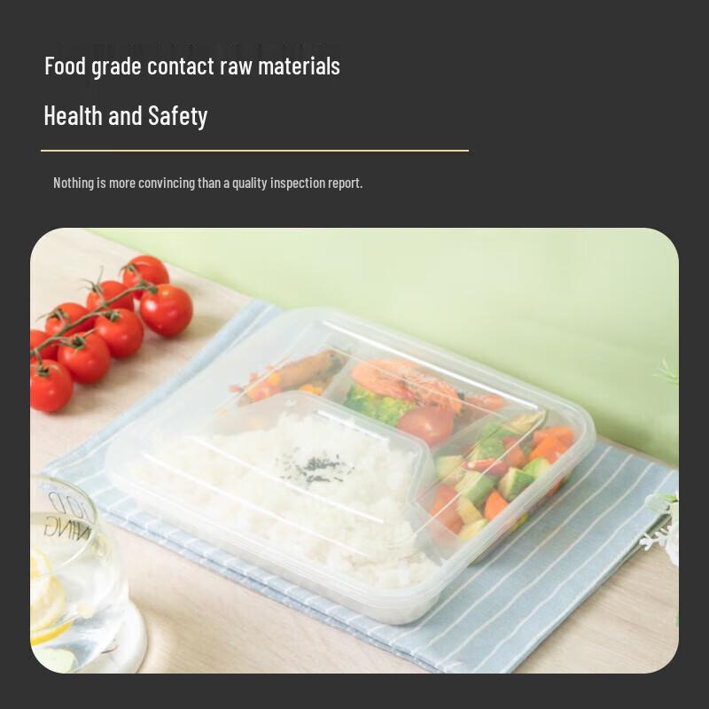 Four-Compartment Takeaway Meal Box