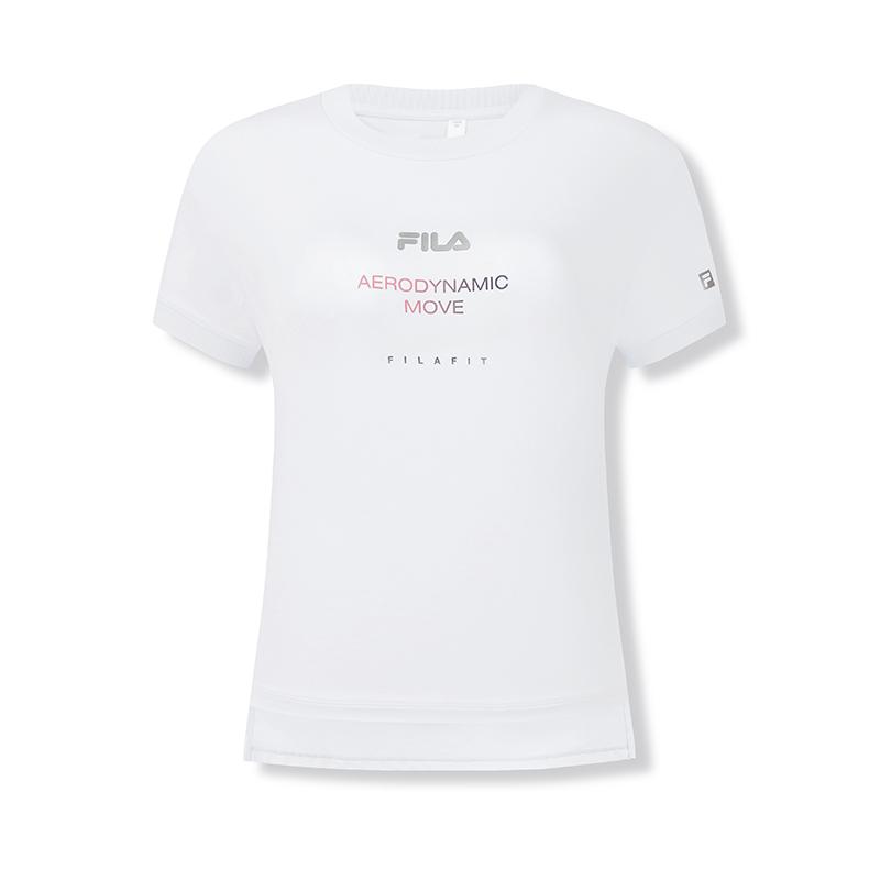 

New FILA T Shirts Women s Jade White A11W431111FWT 160/80A/S
