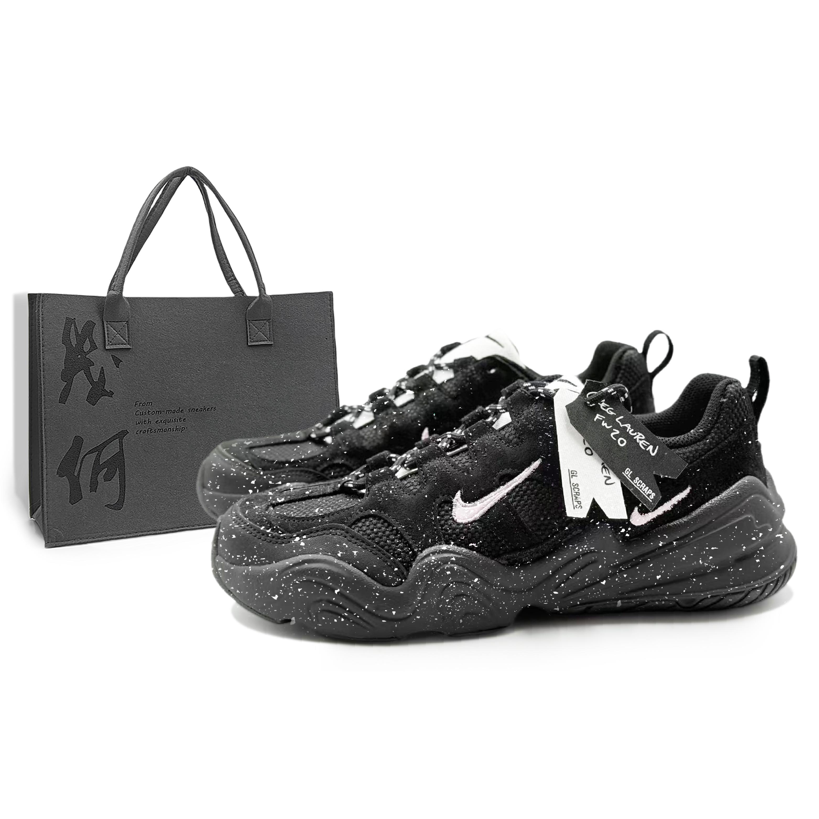

Nike Tech Hera Height Increasing Low top Casual Shoes Unisex Black FJ9532-101(Team1181S) 35.5