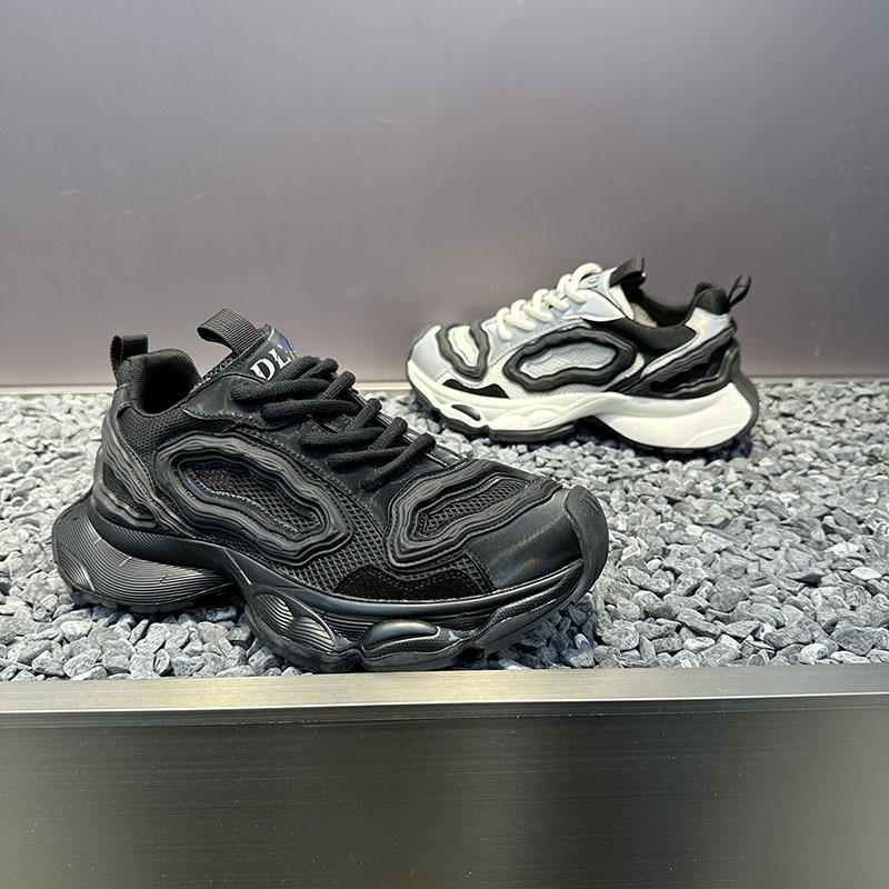 Dad shoes spring and summer new breathable sneakers platform-soled retro thin net shoes trendy shoes dl