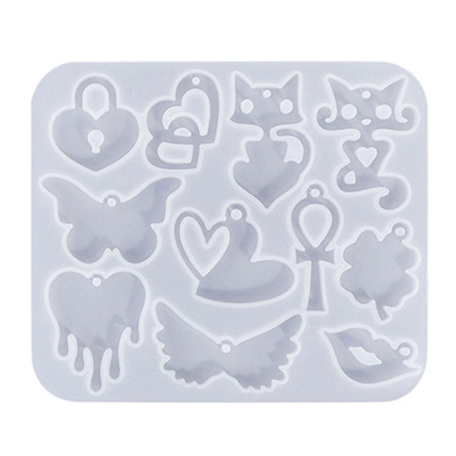 

Серьги смоляная форма винтажная подвеска силиконовая форма эпоксидная смола ювелирные изделия формы капля животное амулет DIY форма ювелирные изделия 3