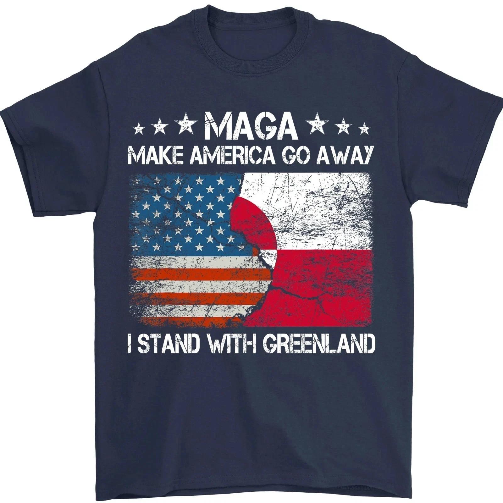 

Make America Go Away, I Stand with Greenland, Resist Protest Unisex T-Shirt 4XL