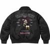Supreme AOI Nylon Bomber Jacket Black