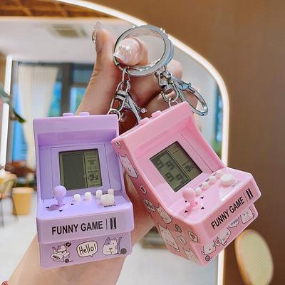 Custom Arcade Joystick Keychain: Tetris Game Decompression Pendant, Ideal Small Gift
