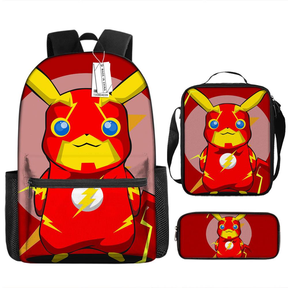 School Season Student Schoolbag Pokémon Pokémon Backpack Cartoon Satchel Pencil Case