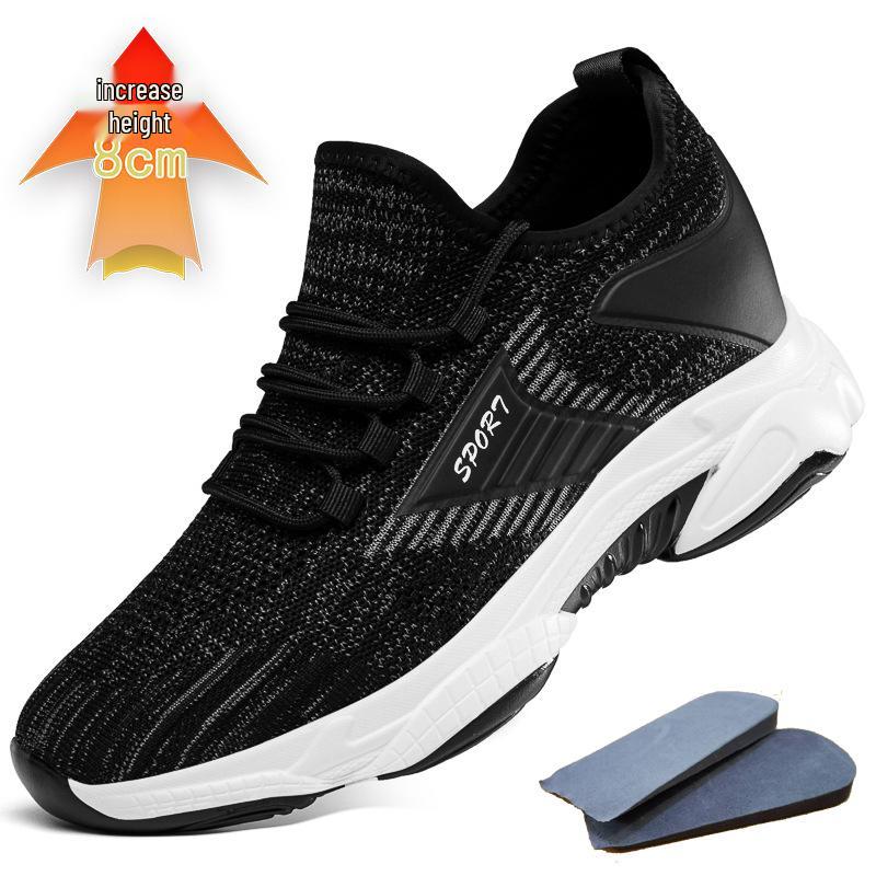 Autumn 8CM Height Boost Men s Casual Korean Style Sports Shoes 39