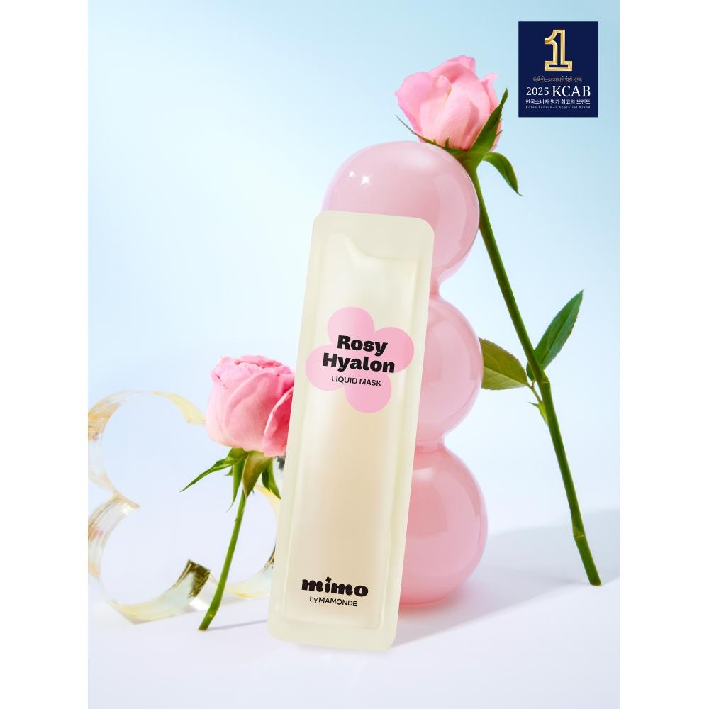 

Daiso [huazalmuktem] Mimo By Mamonde Розовая гиалуроновая жидкая маска 2 мл 6 шт. Amorepacific