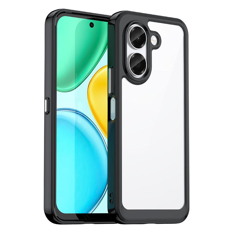 Transparent Colorful TPU Case for Honor X7e 4G Protective Cover Clear Fundas Coque Capa