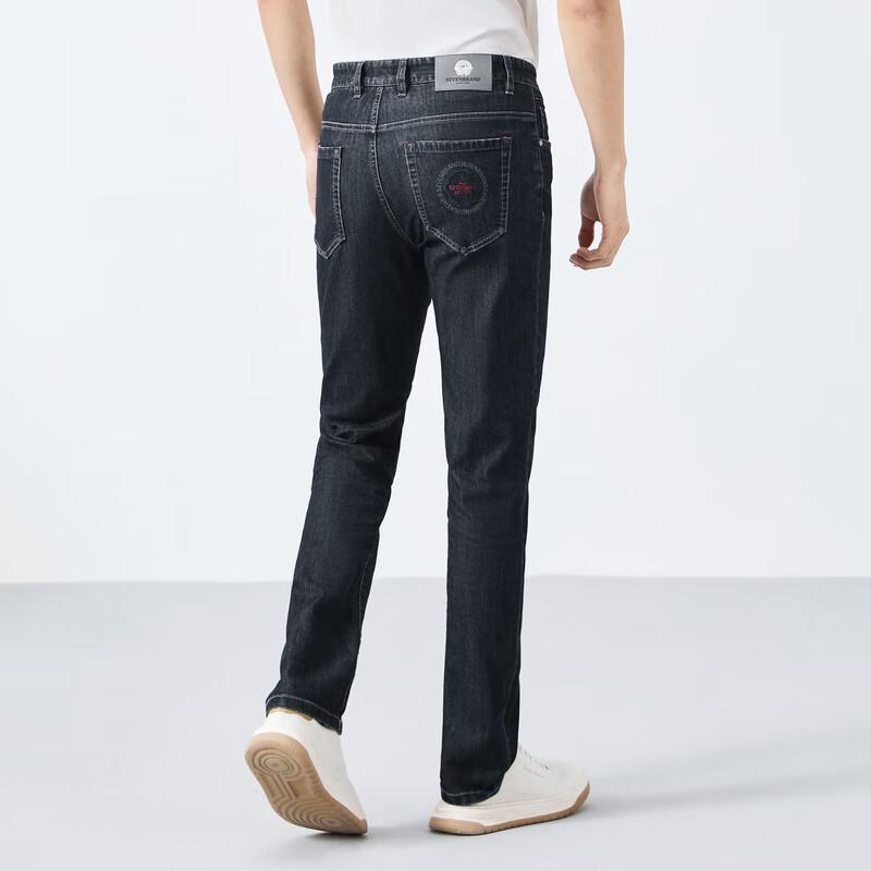 

Мужские джинсы прямого кроя Qipai из лайкры с охлаждающим эффектом 36