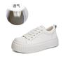 Little White Shoes Women's 2025 Spring New Platform Women's Shoes Casual Versatile Board Shoes Women's Big Head Sports Biscuit Shoes