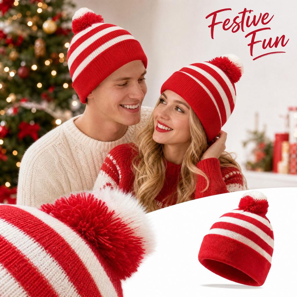 Christmas Party Hat for Men and Women Holiday Winter