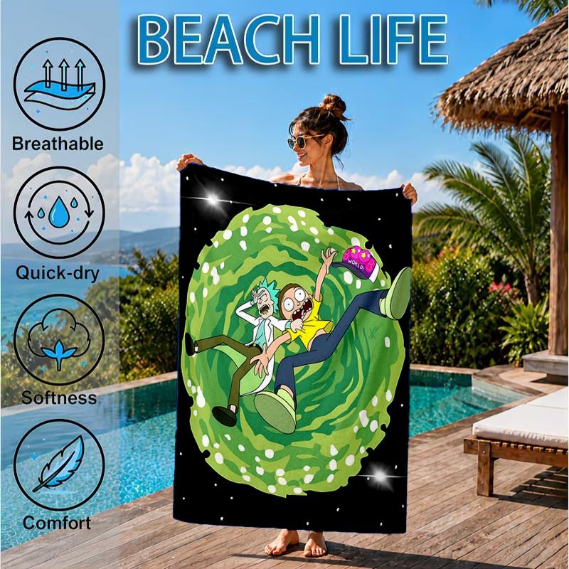 Monster Scientist Beach Towel, Microfiber Beach Towel, Perfect For Pool, Beach, Travel, Home Decor Beach Party Fan gifts