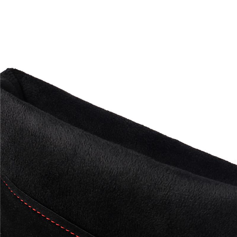 Women's high-heeled boots autumn and winter new European and American style waterproof table thick-heeled large-size knee boots