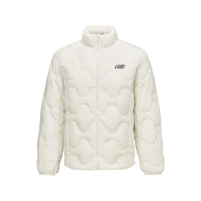 Skechers Windproof Waterproof Oil-Resistant Warm Insulated Woven Durable Sports Casual Commuter Short Down Jacket Unisex outerwear L425U042-0074 S