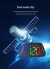 Universal Car HUD Head-Up Display with BeiDou GPS, Altitude, Date, and Colorful Speedometer