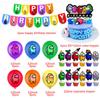 Cake Balloon Game Cupcake Topper Banner Birthday Party Supplies Decor