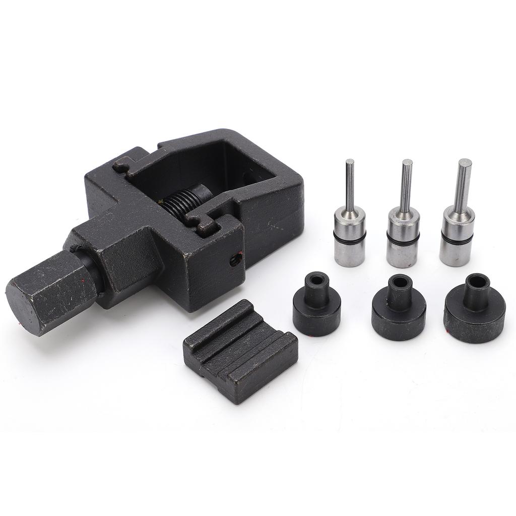 8Pcs Motorcycle Car Drive Cam Chain Splitter Breaker with Riveting Tool Set