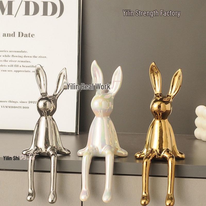 Creative Rabbit Ornament for Home and Office Décor