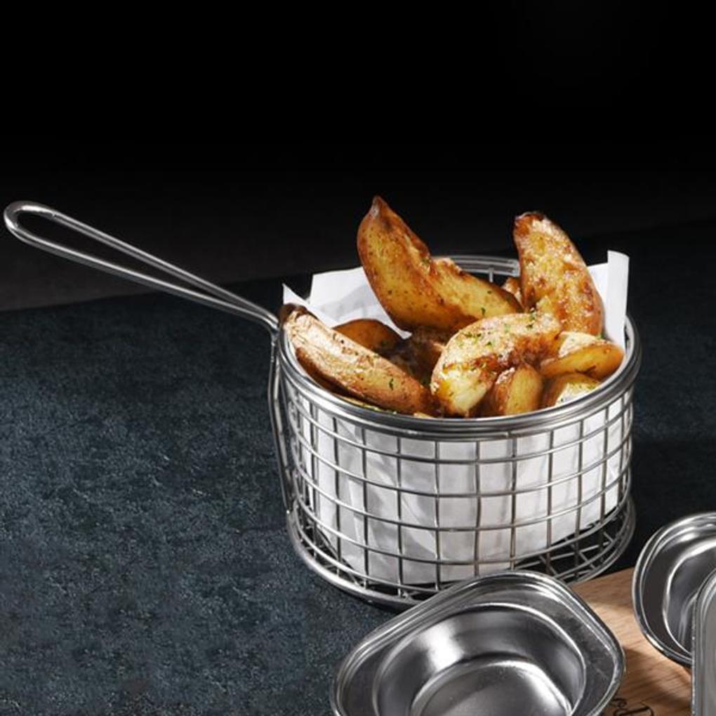 Idili Mini Fried Basket Round Large