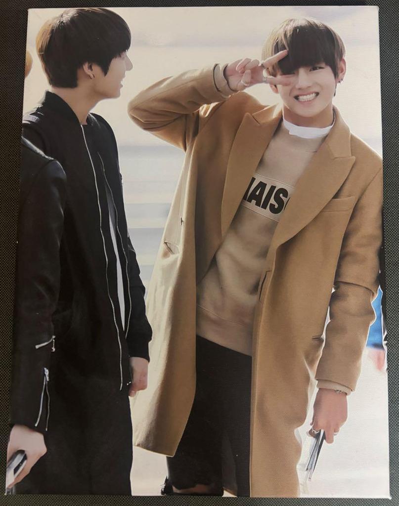 [USED] BTS Jungkook & V Panel Canvas Material