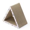 Foldable Triangles Cat Scratching Board Scratcher Cardboard Thicken Corrugated Paper Cat House Pet Grinding Claw Cardboard
