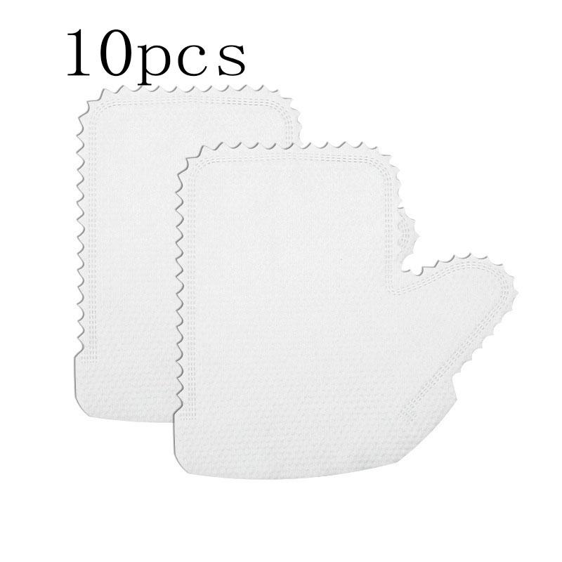 

10 шт. Одноразовые чистые перчатки Белые Нетканые Утолщенные Впитывающие Перчатки для удаления пыли Салфетки для уборки дома Инструменты для мытья