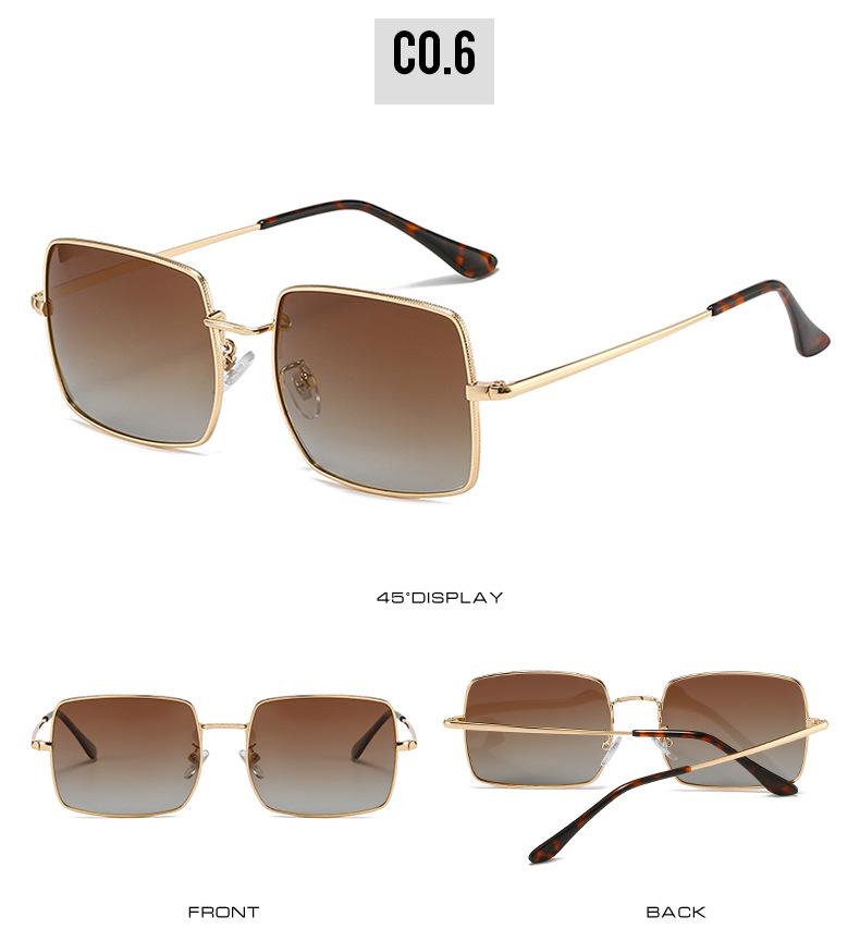 2022 Jarní Dámská Móda Polarizované Čtvercové Sluneční Brýle