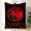Targaryen Fire and Blood: The Story of Game of ThronesBlanket Flannel Throw Blanket for Sofa, Bed, Travel, Camping, Office, Couch, Chair, An