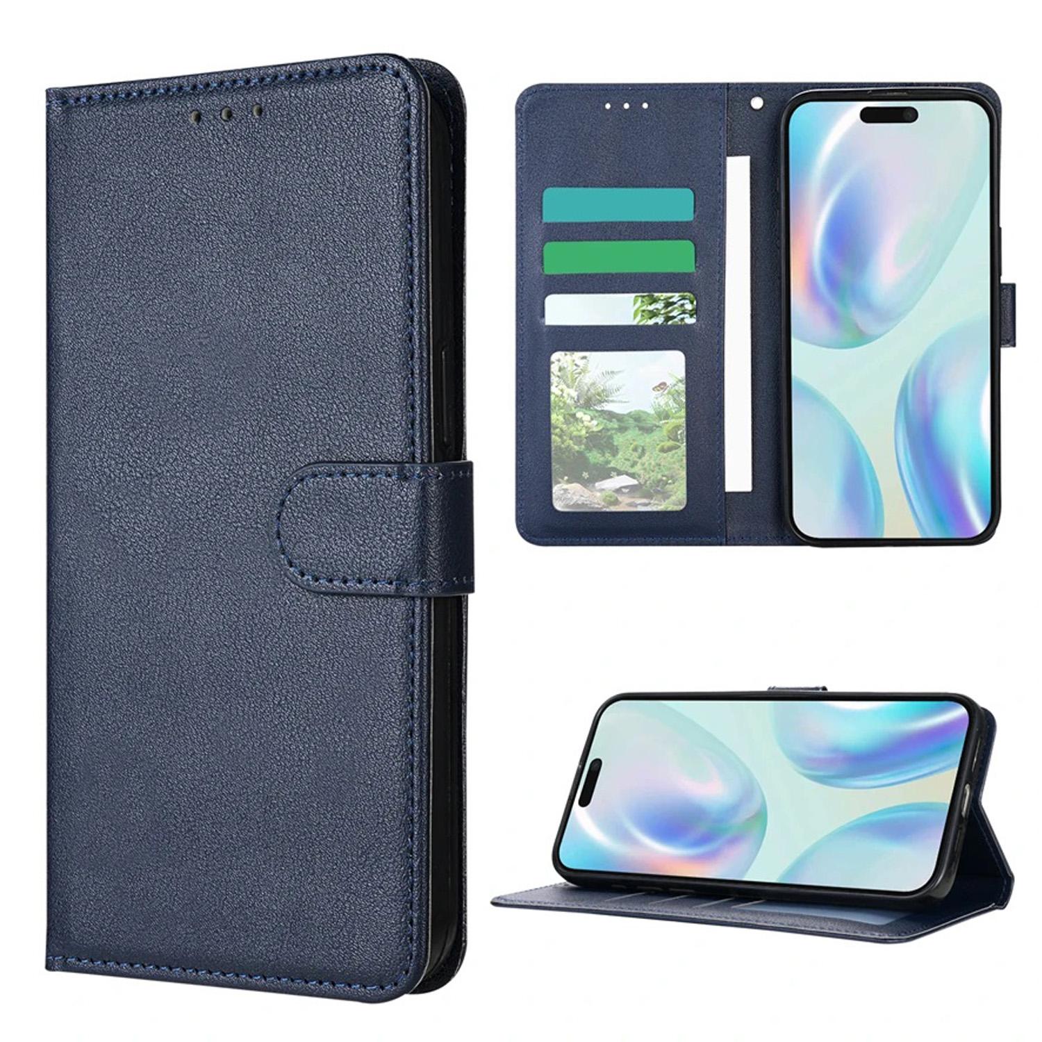 

Чехол-кошелек для телефона с отделением для карт и подставкой, кожаный чехол для Xiaomi Redmi 13T Pro 5G 13C 12 12C 10 10C 9 9A 9C 9T Poco X6 C65 M6 Pro X5 M5 Poco C55 темно-синий