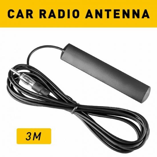 Car Radio Stereo Hidden Antenna Stealth FM AM For Vehicle Truck Motorcycle Boat
