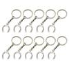 Convenient Metal Horseshoe Key Ring Featuring Clip Mechanism for Easy Key Attachment in Busy Lifestyles
