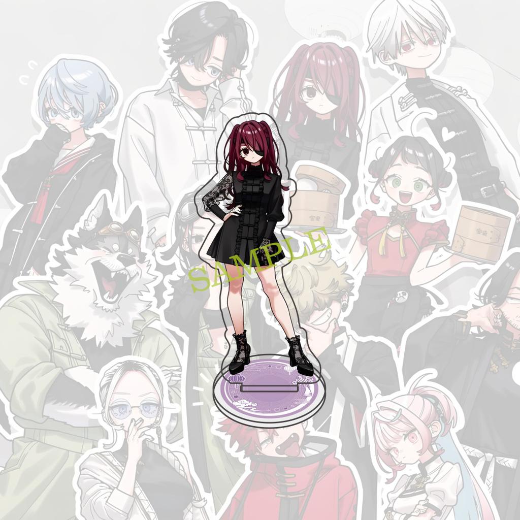 Anime Gokurakugai 10cm acrylic Standing character model  Aruma Tao Saotome Nei Takarai Tatsuomi Ban decoration cute gift