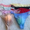 Men Breathable Thin Bag Underwear G-String Sexy Low-Waisted Comfortable Solid Color Underwear